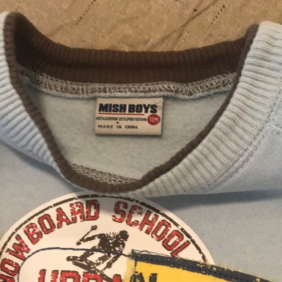 Mish boys 2 pc outfit Size 12 months - Picture 4 of 8